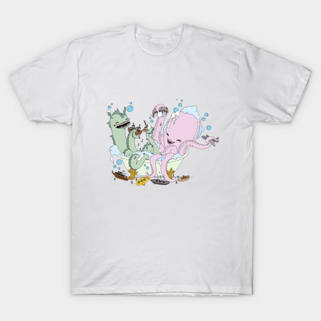 The Cheeky monsters' bath T-Shirt by missrobinj